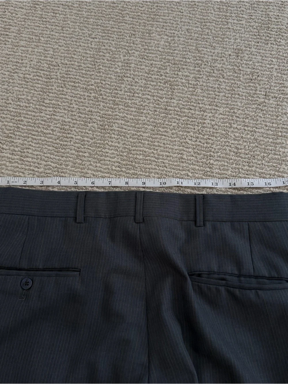 vintage Christian Dior menswear pinstripe wool trouser - 36W × 30L